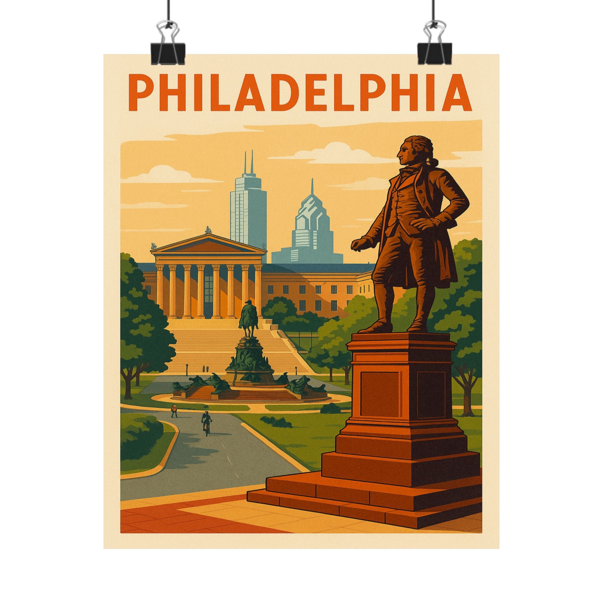 Cityscape Print - Philadelphia