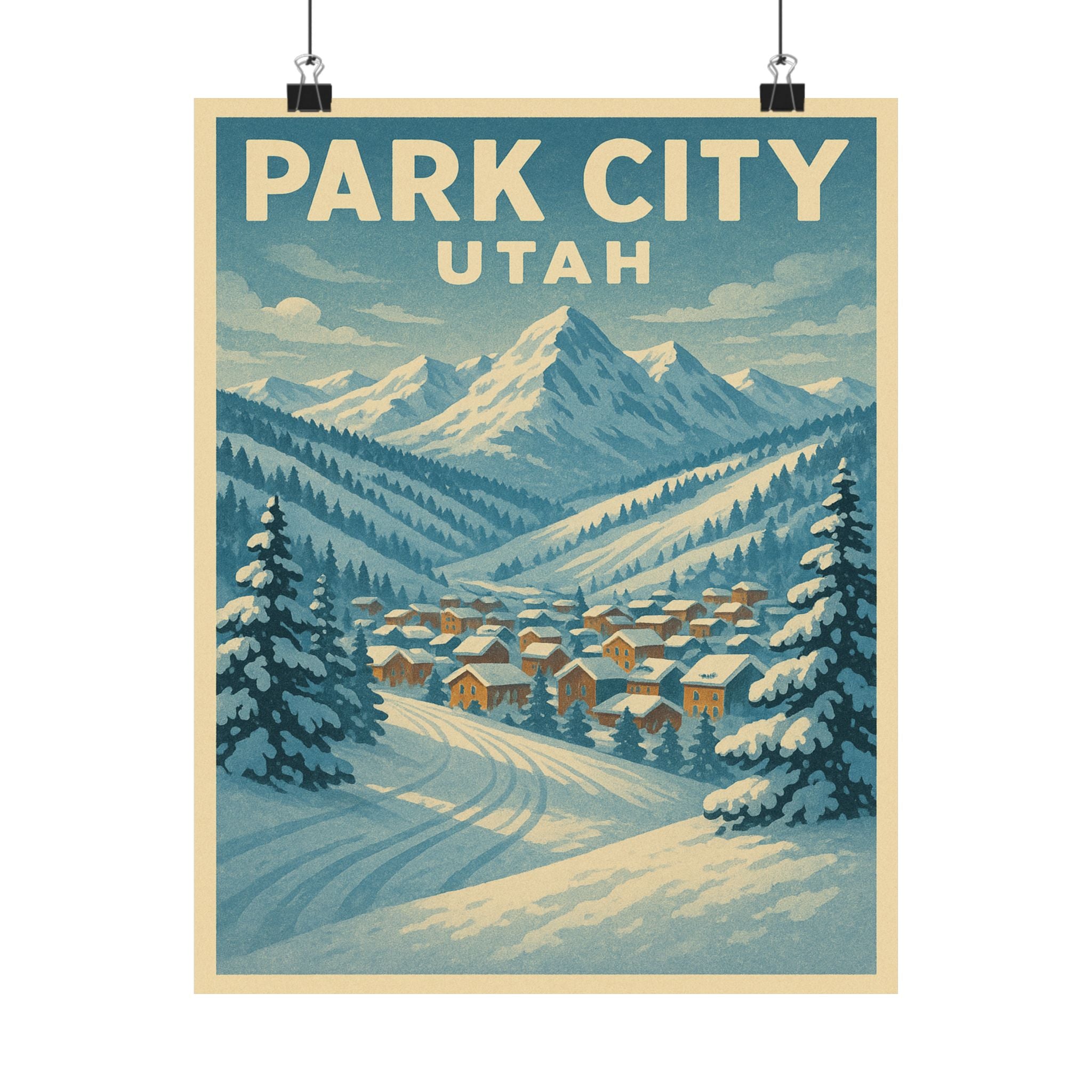 Cityscape Print - Park City