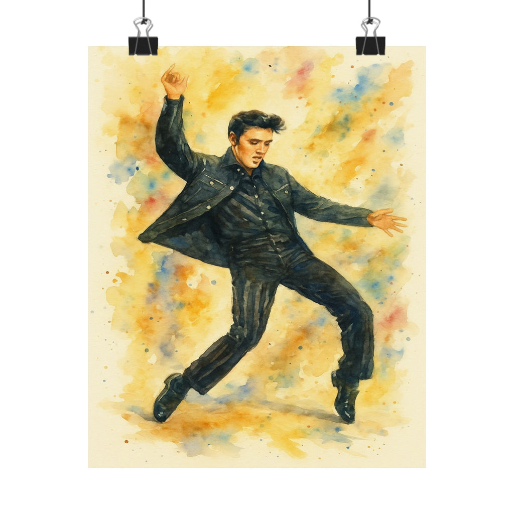 Famous Prints - Elvis Dancing