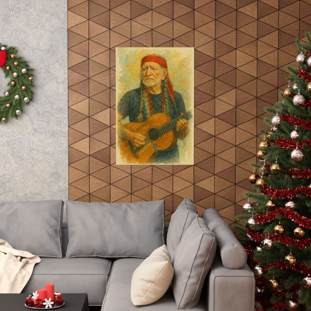 Famous Prints - Willie Guitar