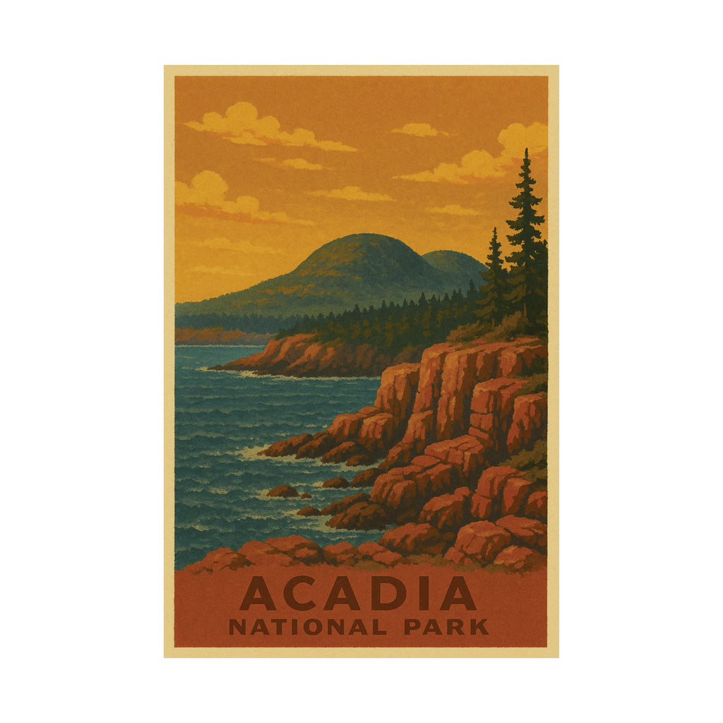 Vertical Print - Acadia National Park