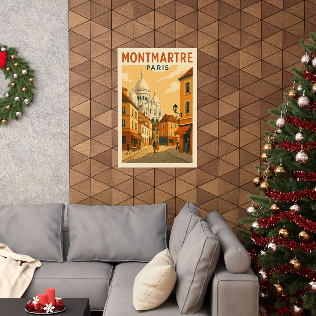 Cityscape Print - Montmartre Paris