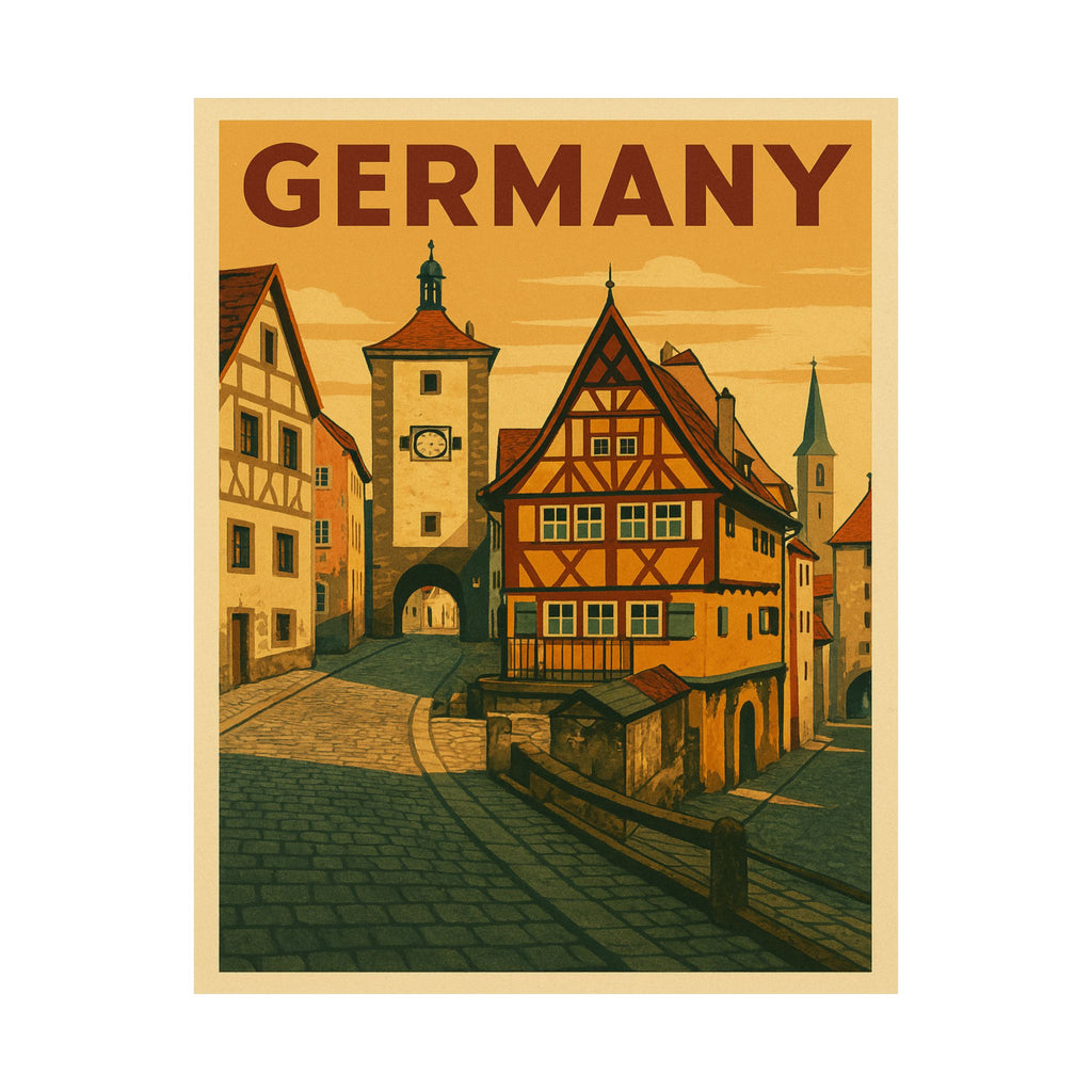 Cityscape Print - Germany