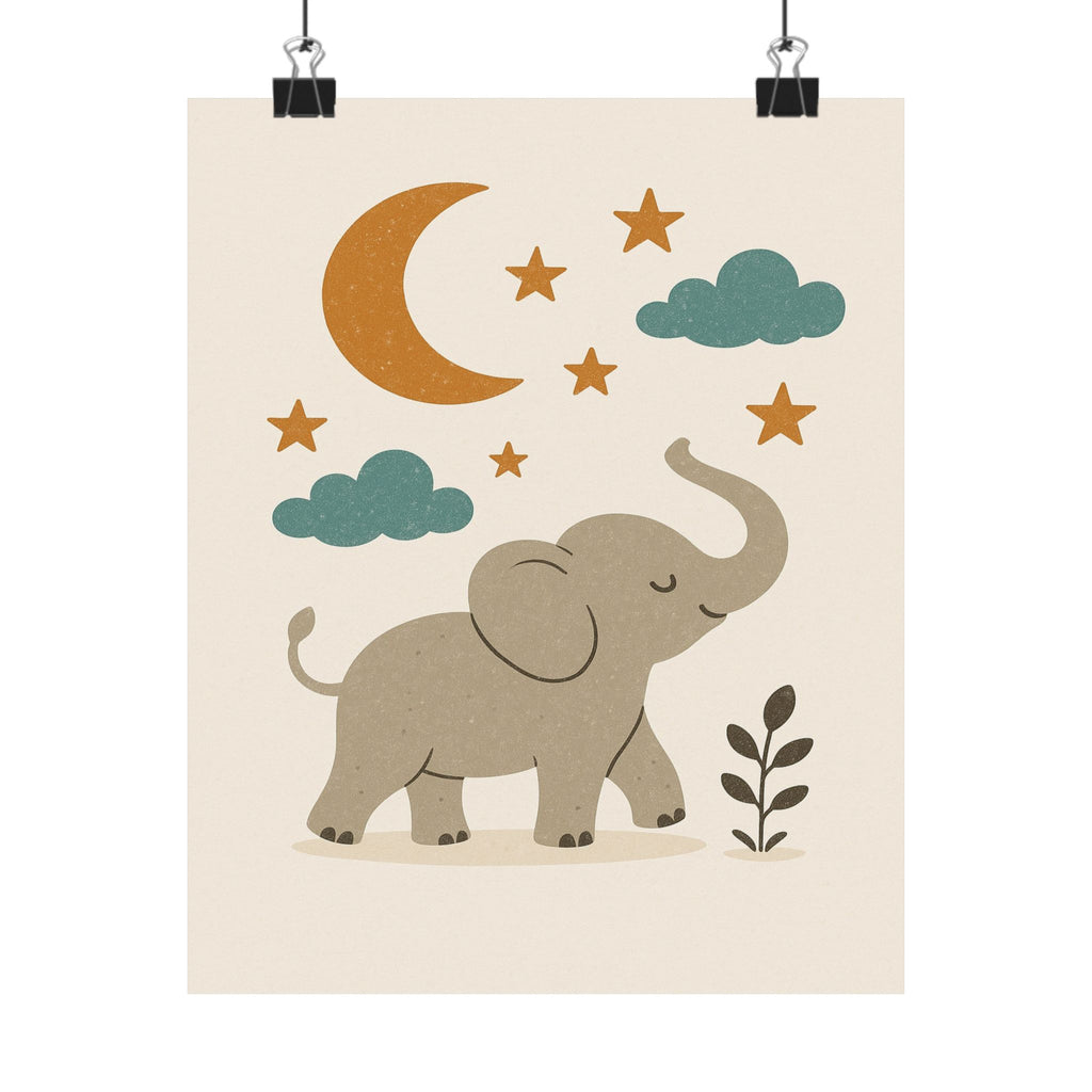 Children's Print - Playful Elephant