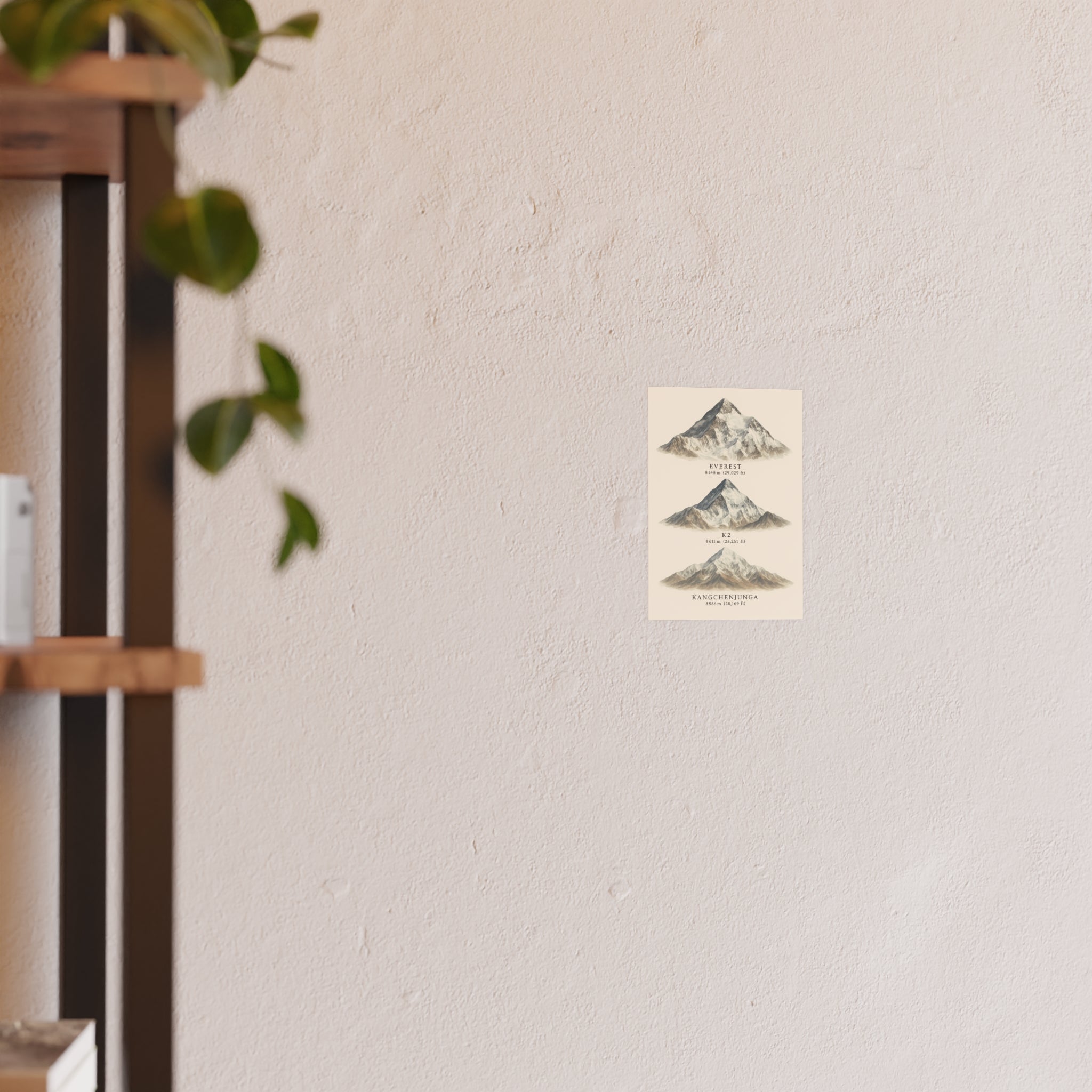 Nature Print - Highest Peaks