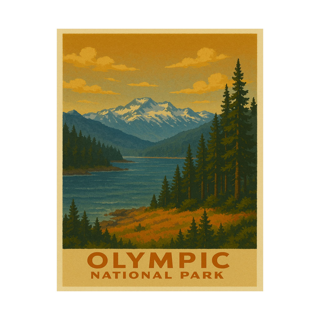 Vertical Print - Olympic National Park