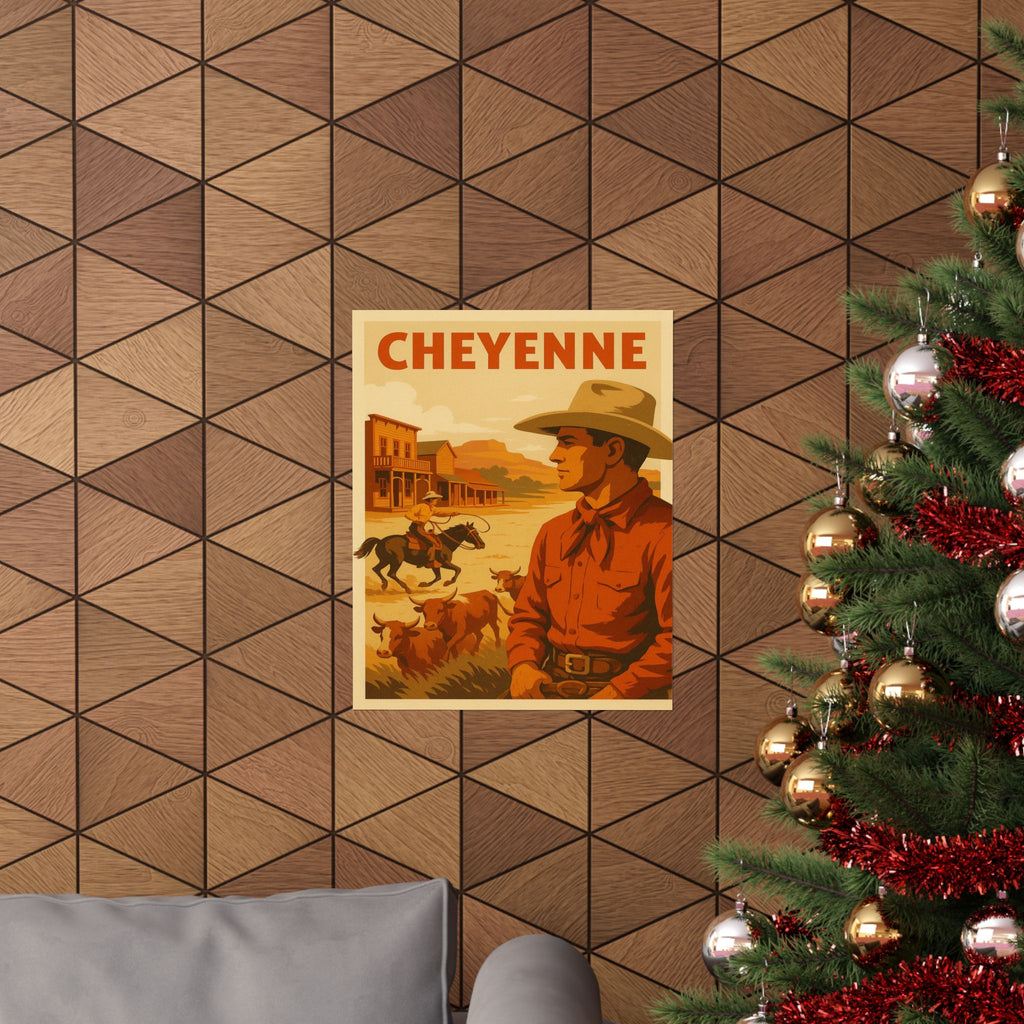 Cityscape Print - Cheyenne