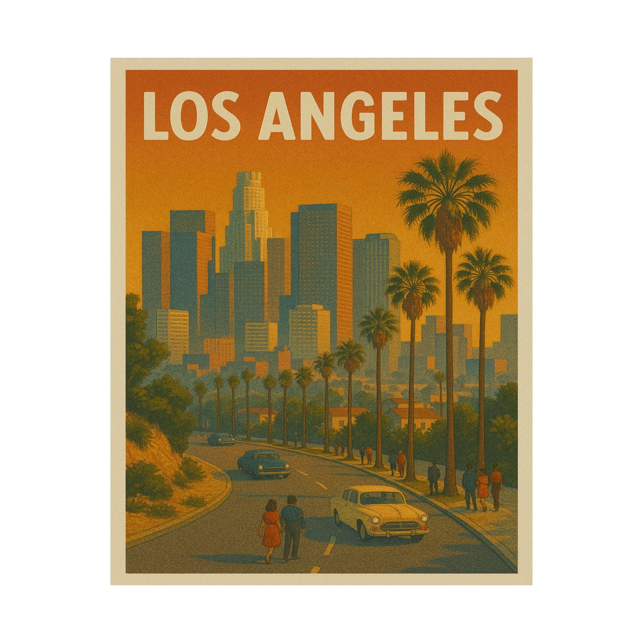 Cityscape Print - Los Angeles