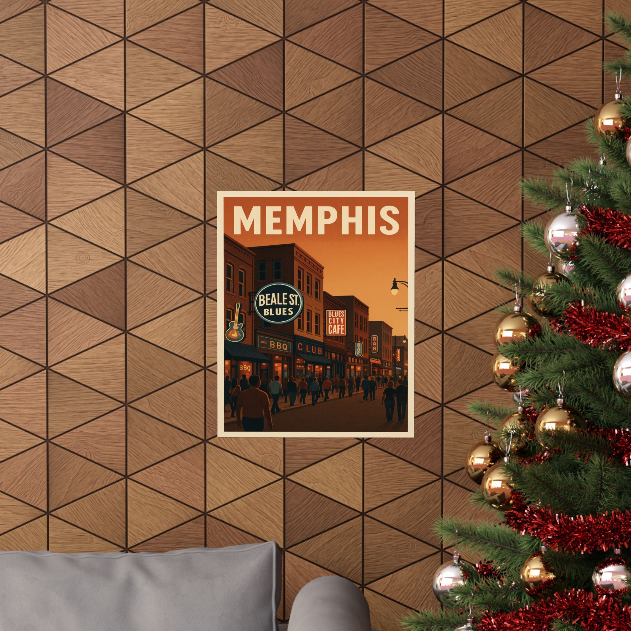 Cityscape Print - Memphis Beale Street
