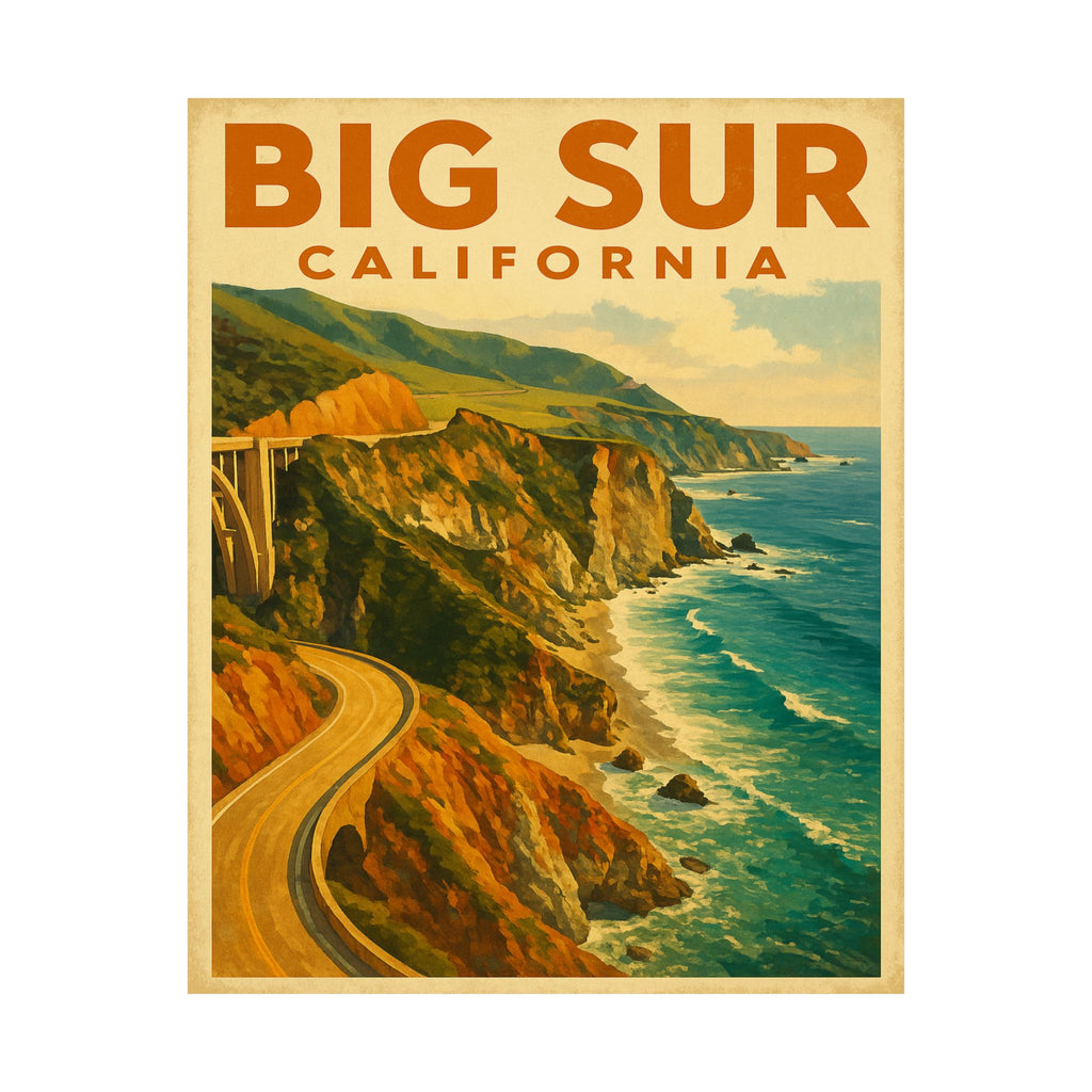 Cityscape Print - Big Sur California