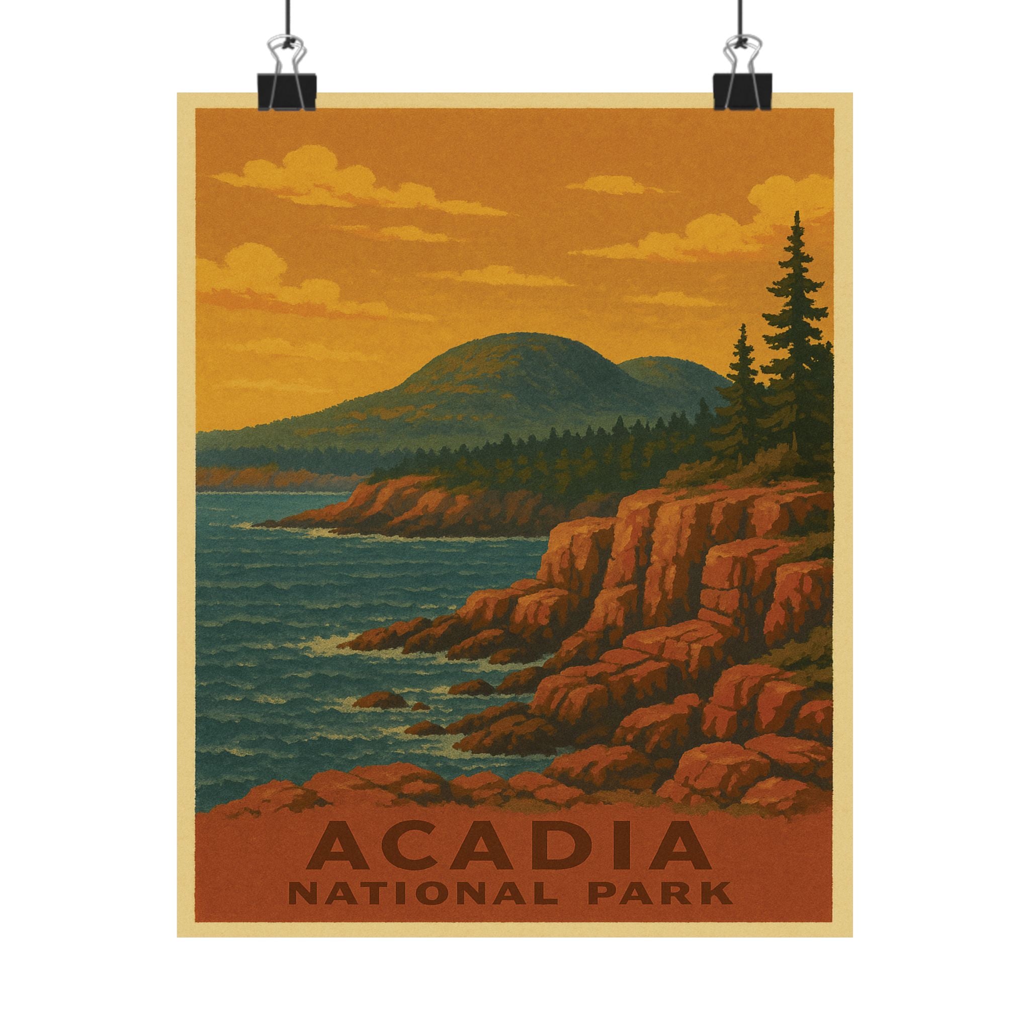 Vertical Print - Acadia National Park