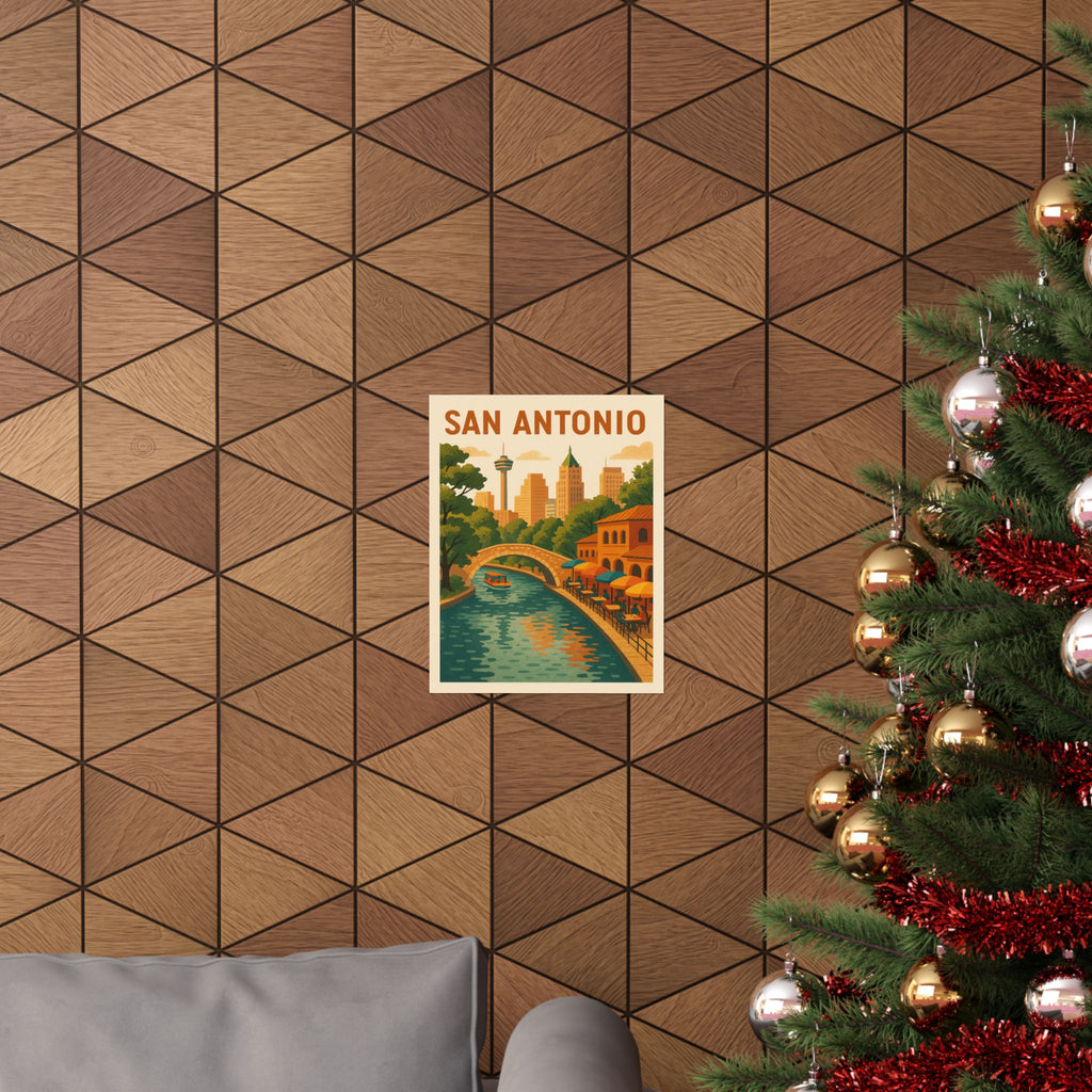 Cityscape Print - San Antonio