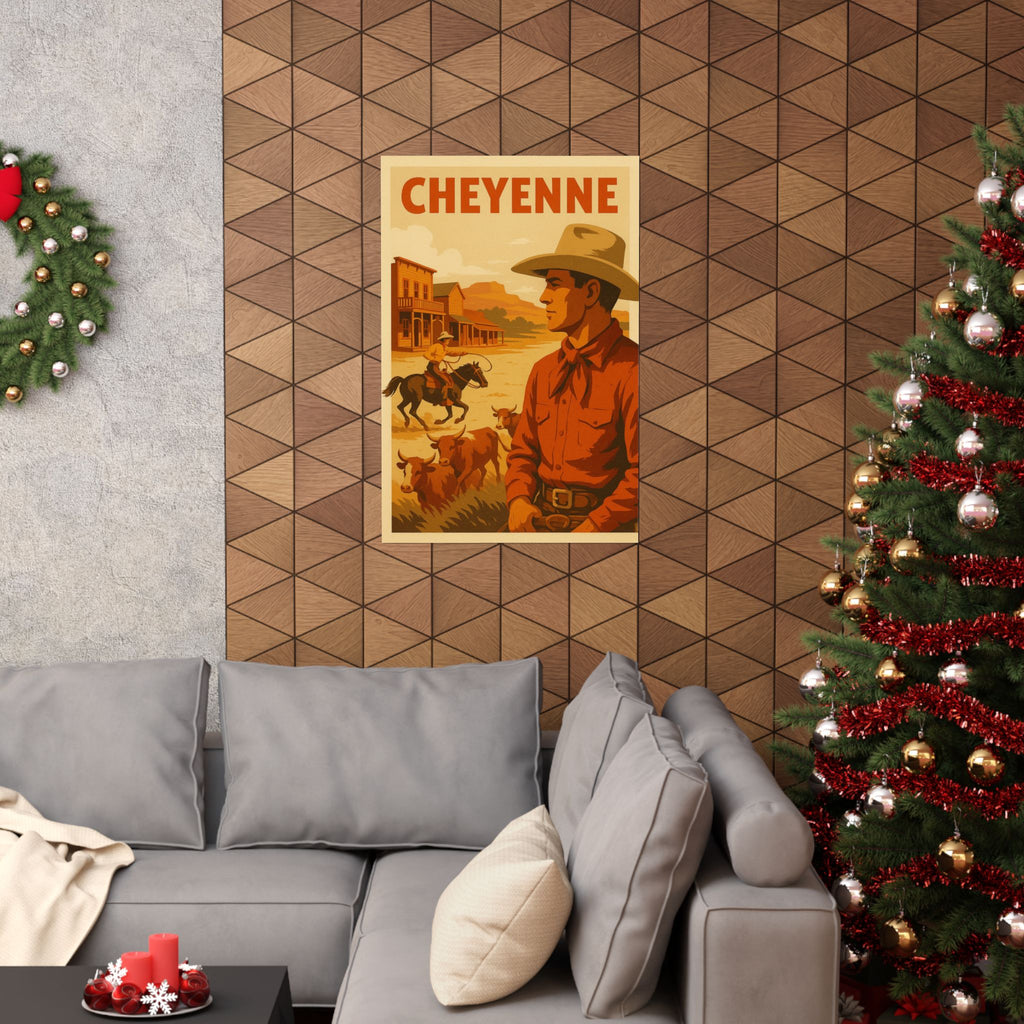 Cityscape Print - Cheyenne