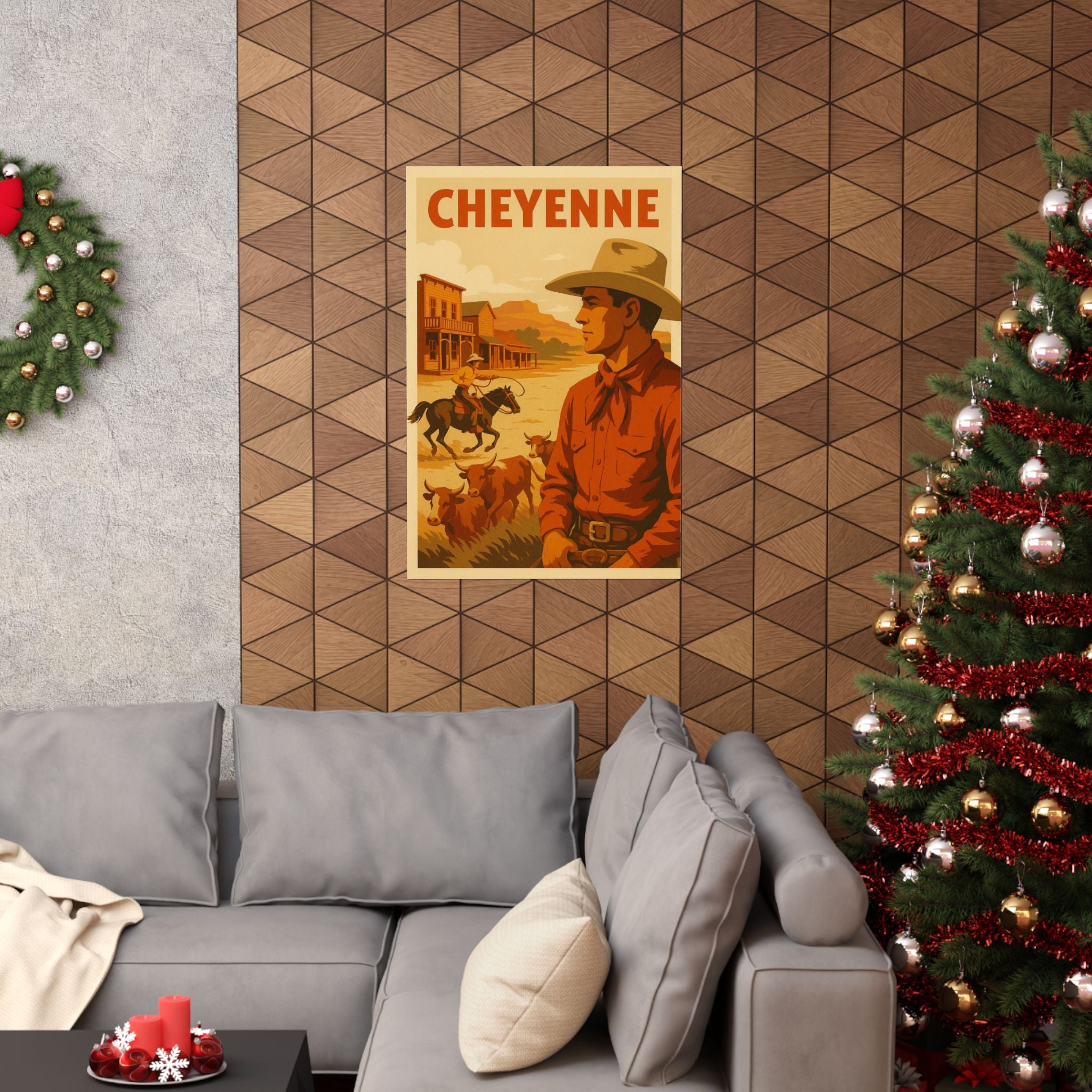 Cityscape Print - Cheyenne