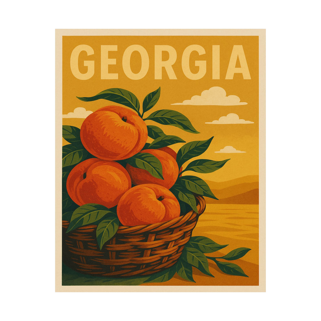 Cityscape Print - Georgia Peaches