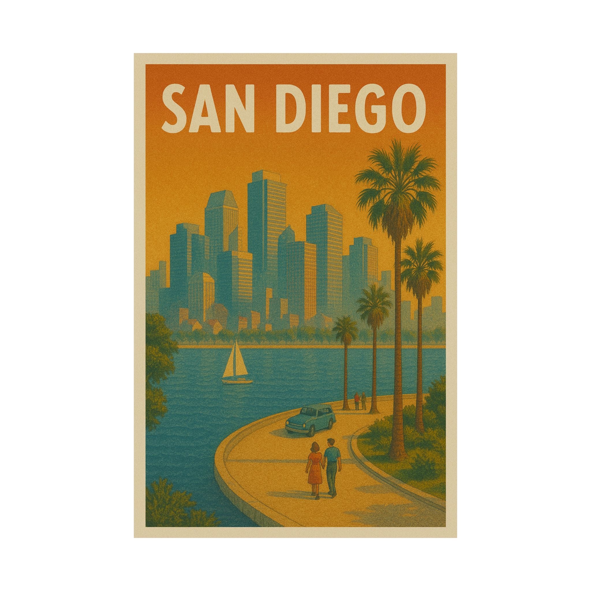 Cityscape Print - San Diego