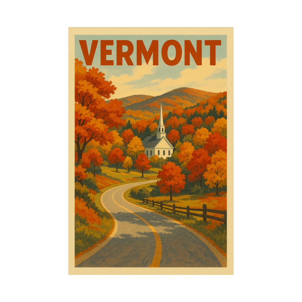 Cityscape Print - Vermont