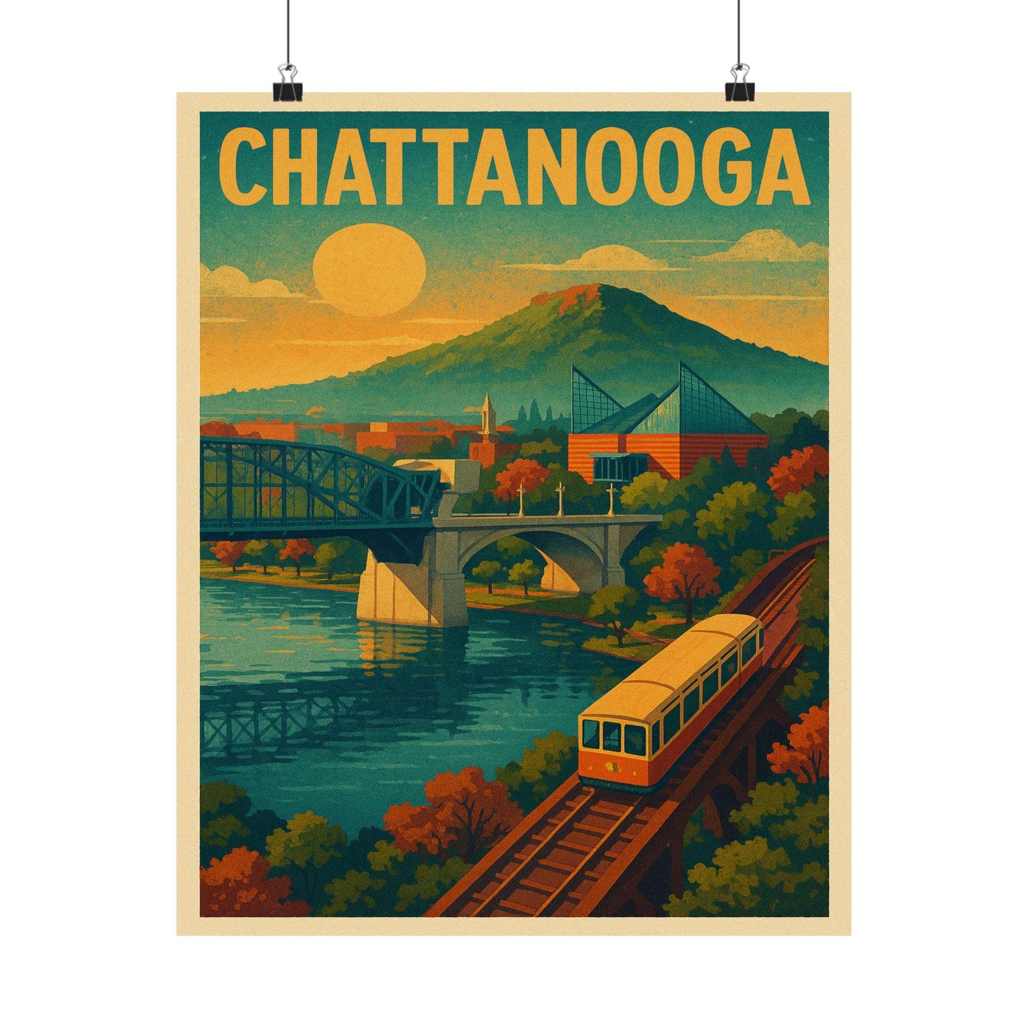 Cityscape Print - Chattanooga