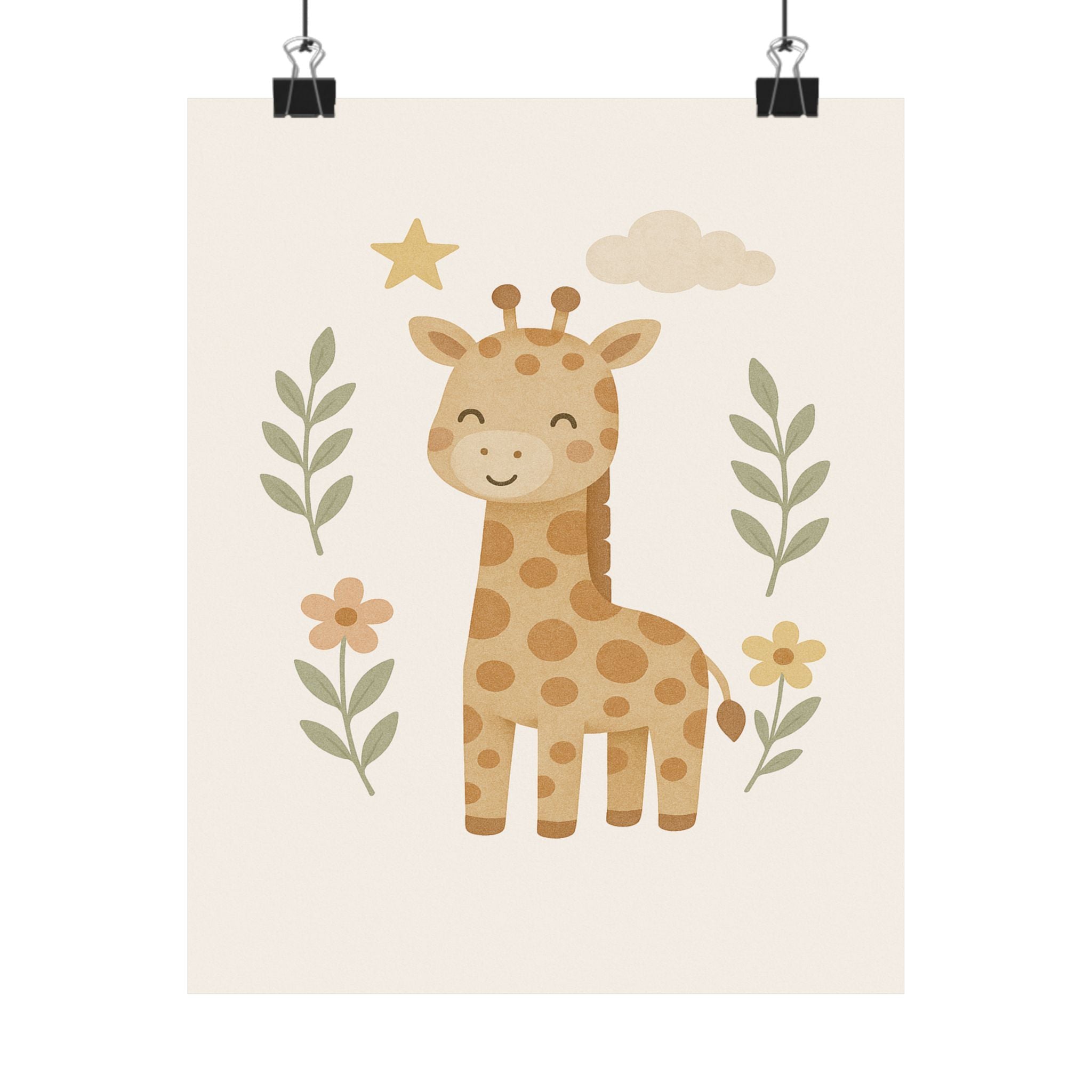 Children’s Print - Baby Giraffe