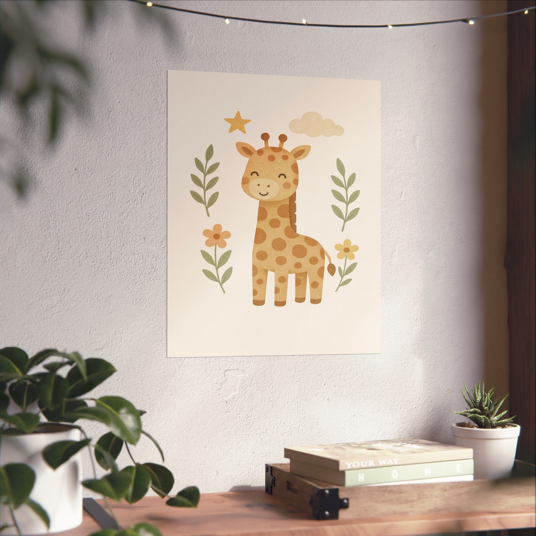 Children’s Print - Baby Giraffe