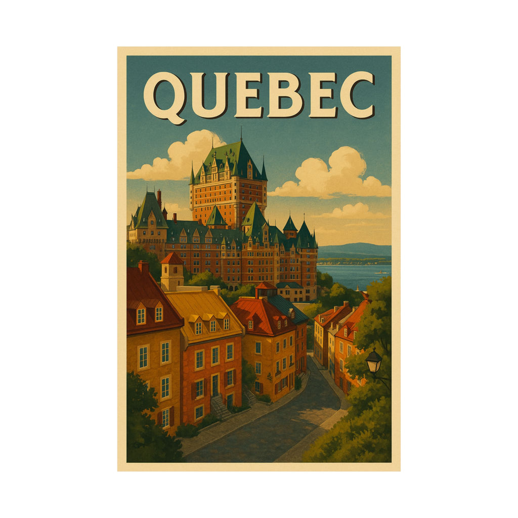 Cityscape Print - Quebec