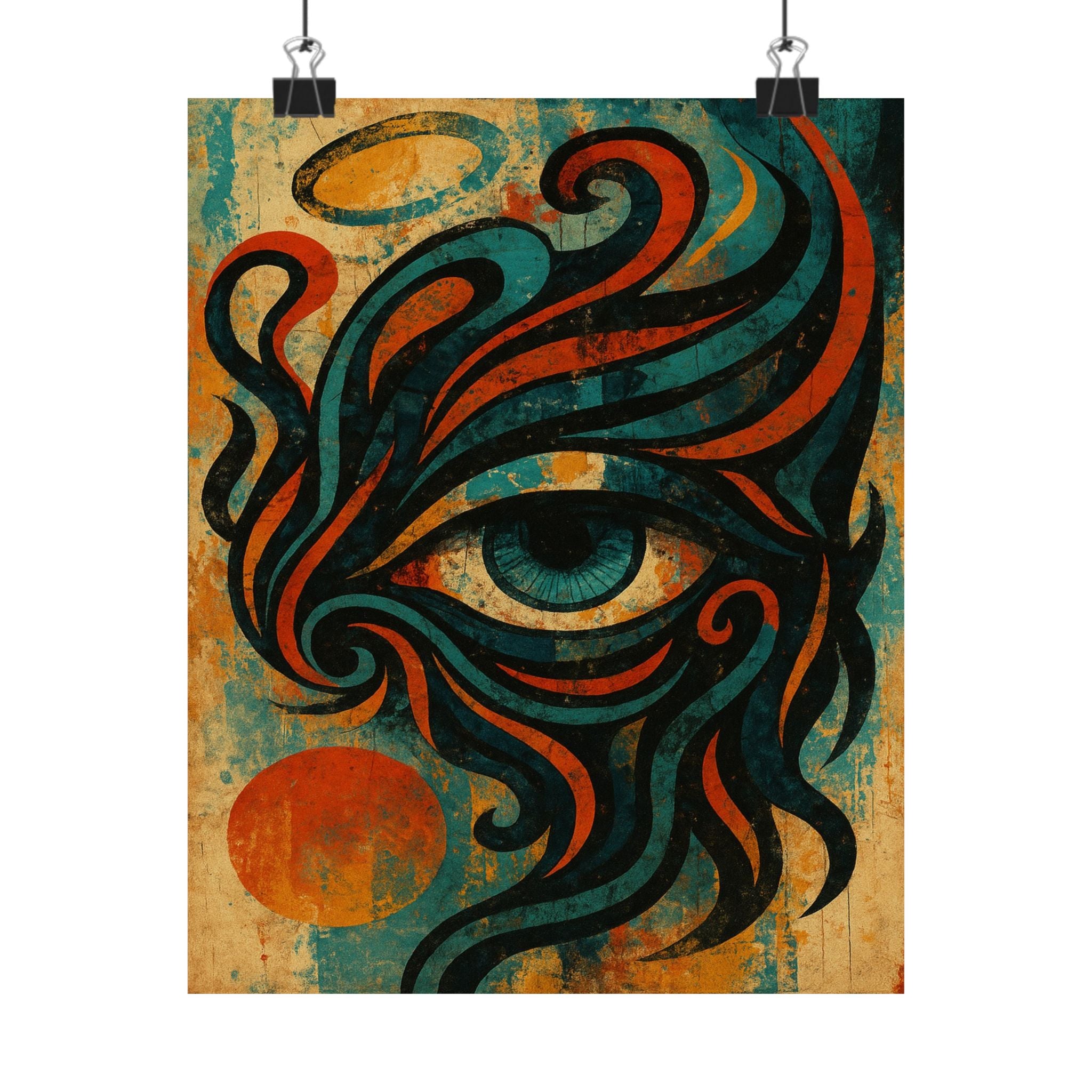Abstract Print - Surreal Eye