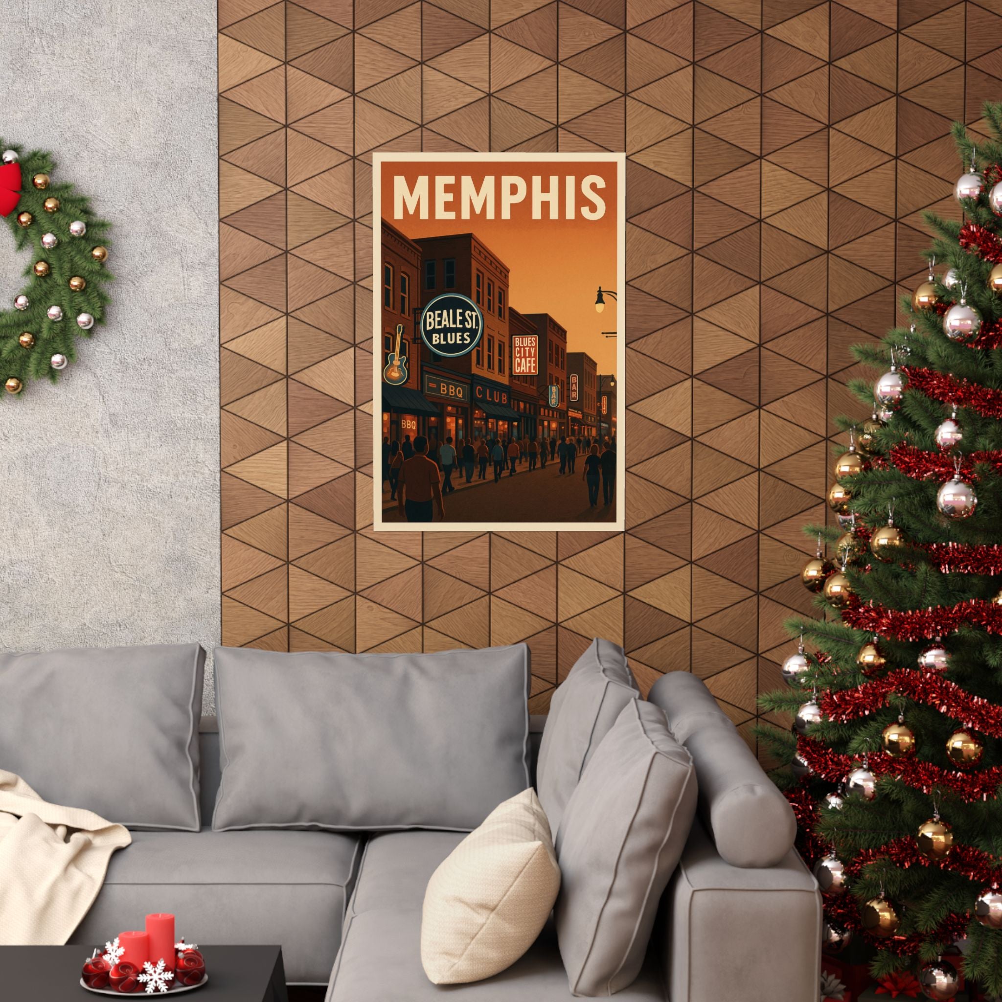 Cityscape Print - Memphis Beale Street
