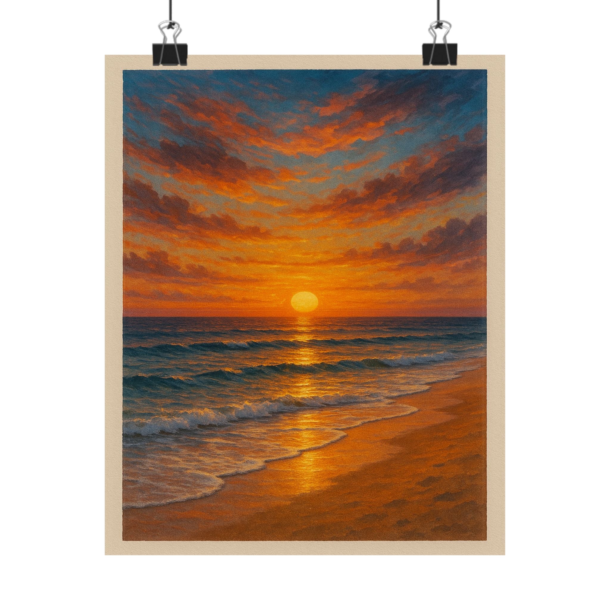Nature Print - Beach Sunset