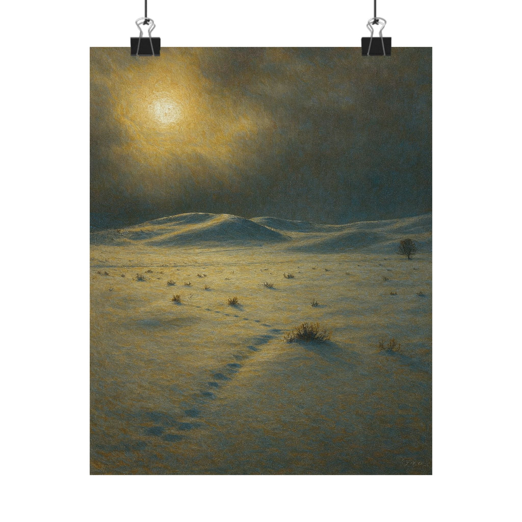 Nature Print - Yellowstone Moonlight
