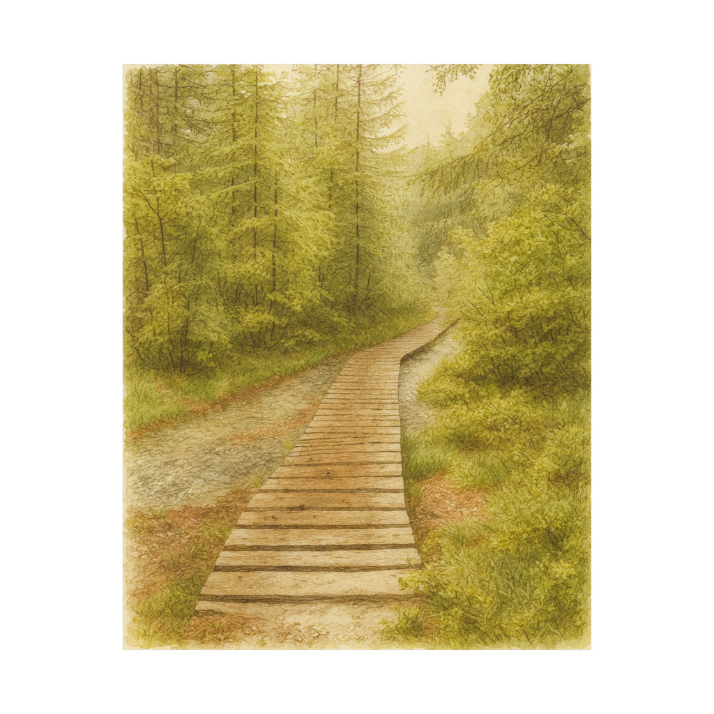 Nature Print - Serene Path