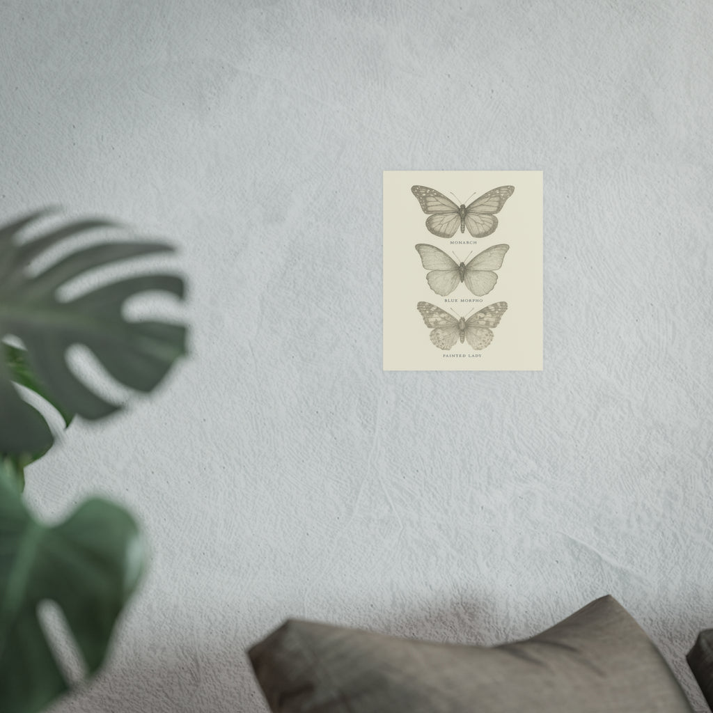 Wildlife Print - Butterfly Sketch