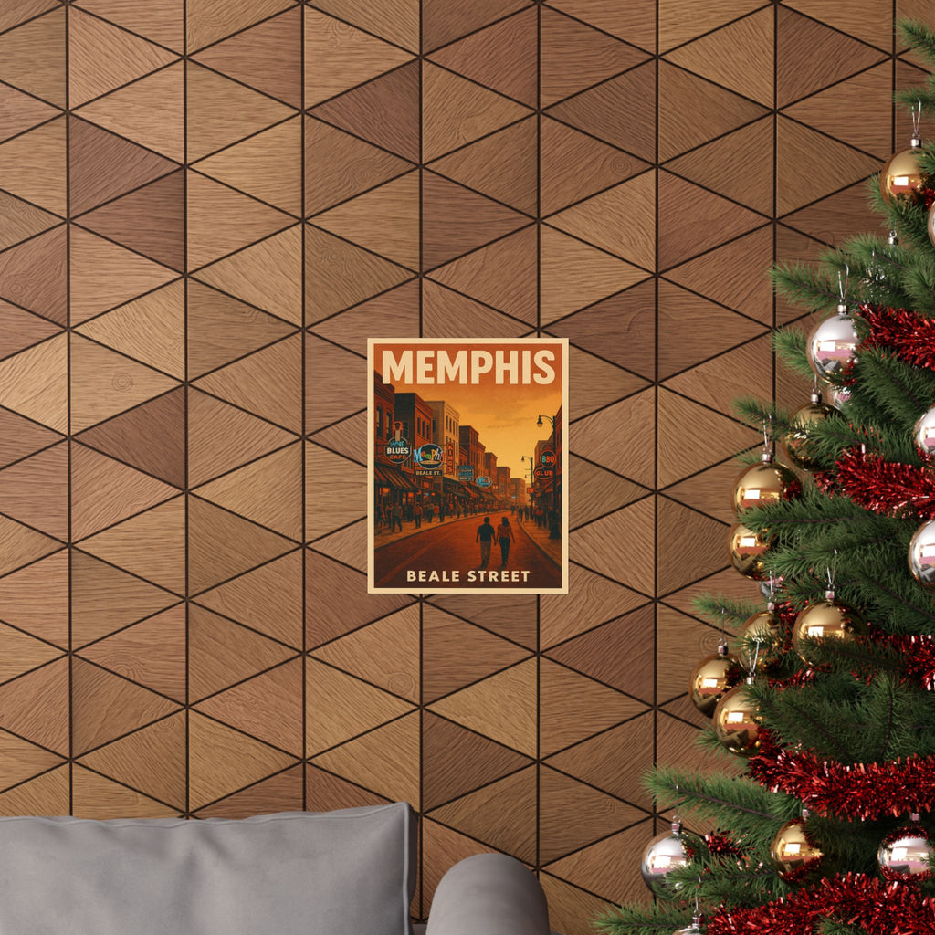 Cityscape Print - Memphis Beale