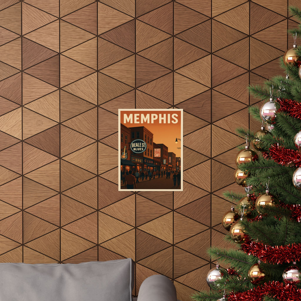 Cityscape Print - Memphis Beale Street