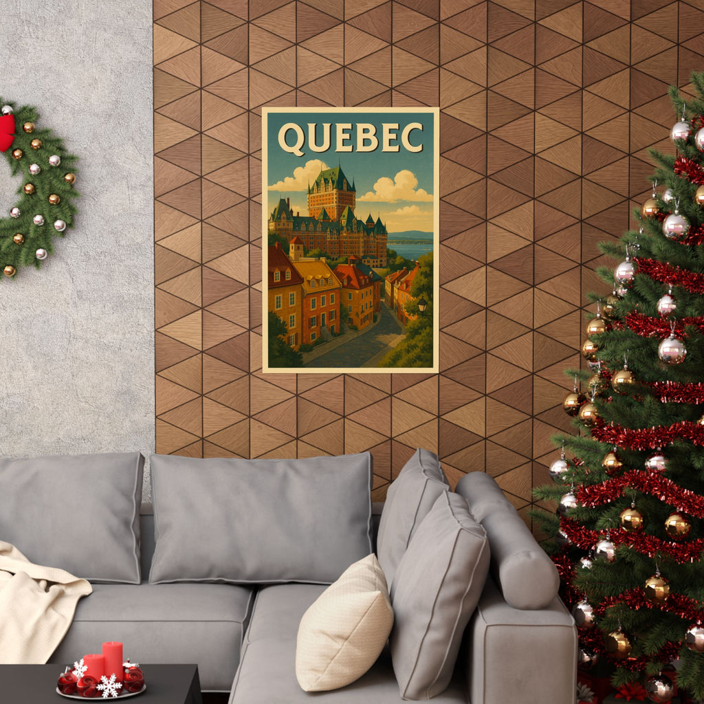 Cityscape Print - Quebec