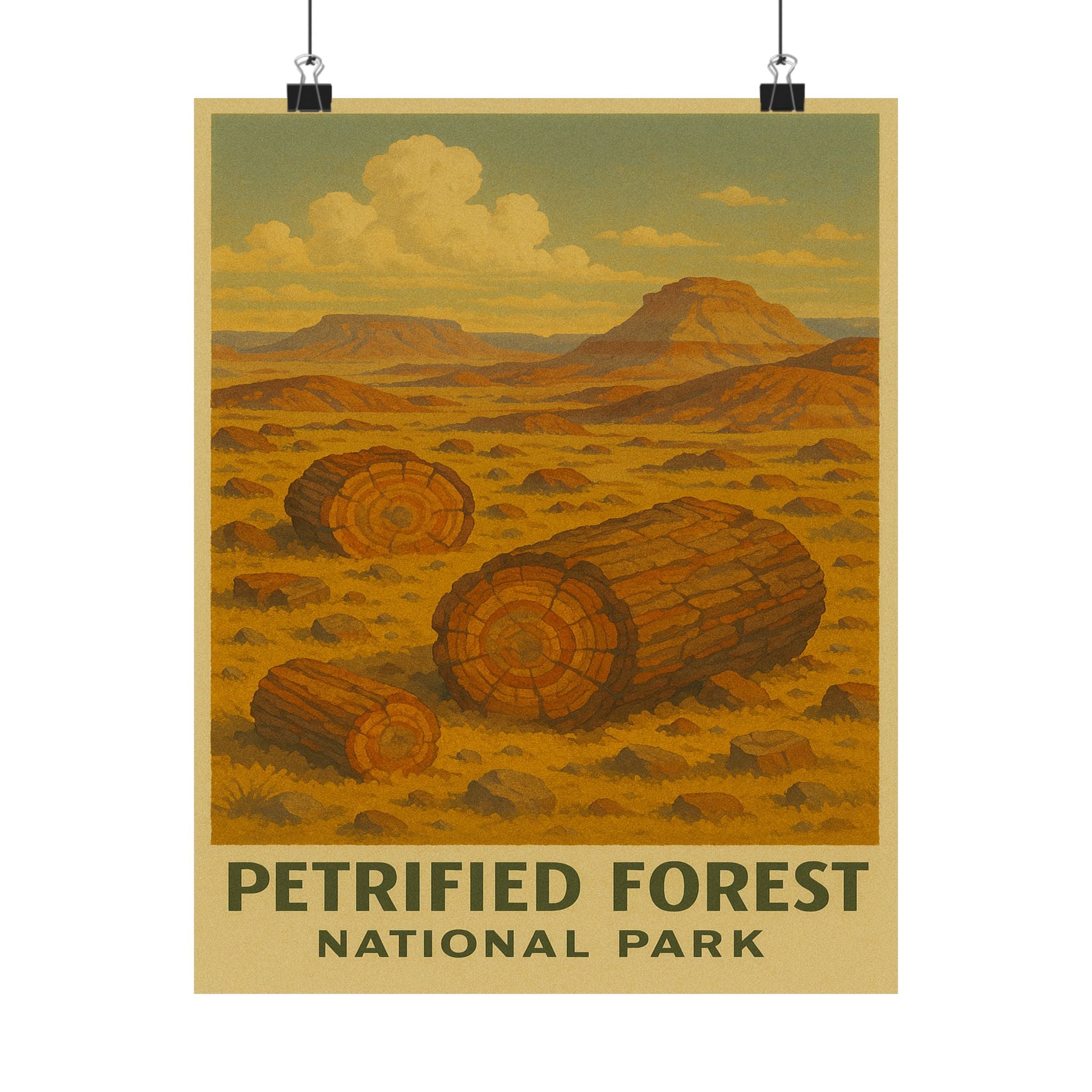 Vertical Print - Petrified Forest National Park