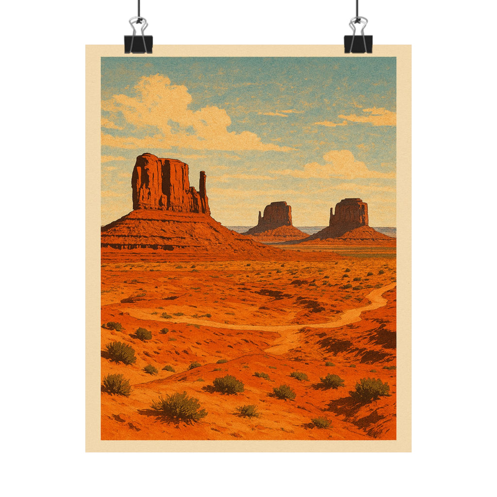 Nature Print - Monument Valley