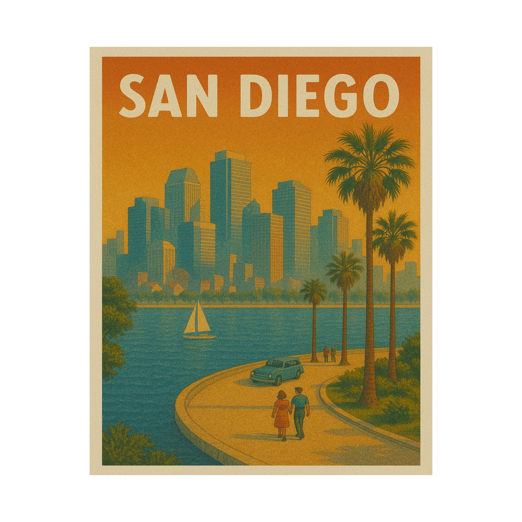 Cityscape Print - San Diego