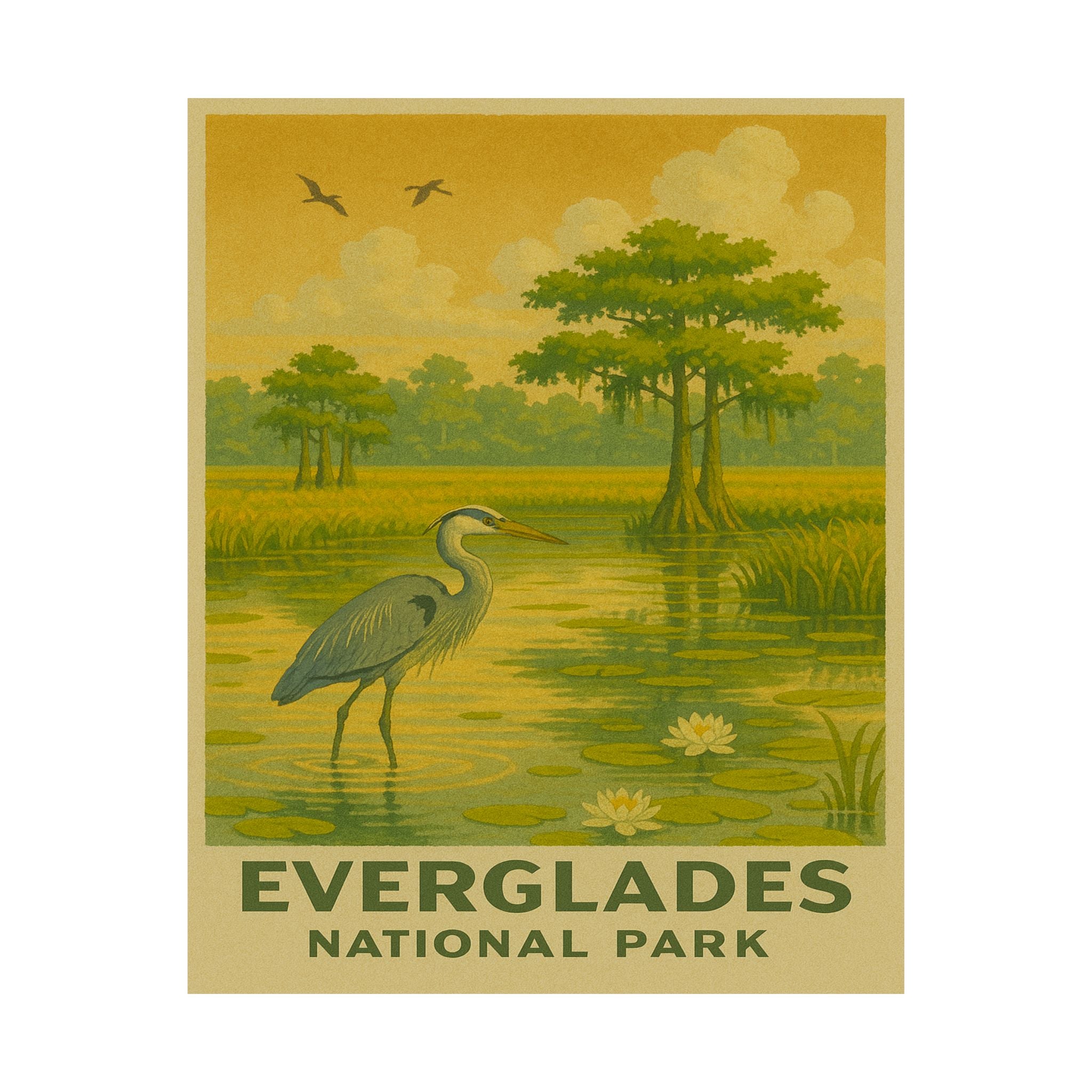 Vertical Print - Everglades National Park