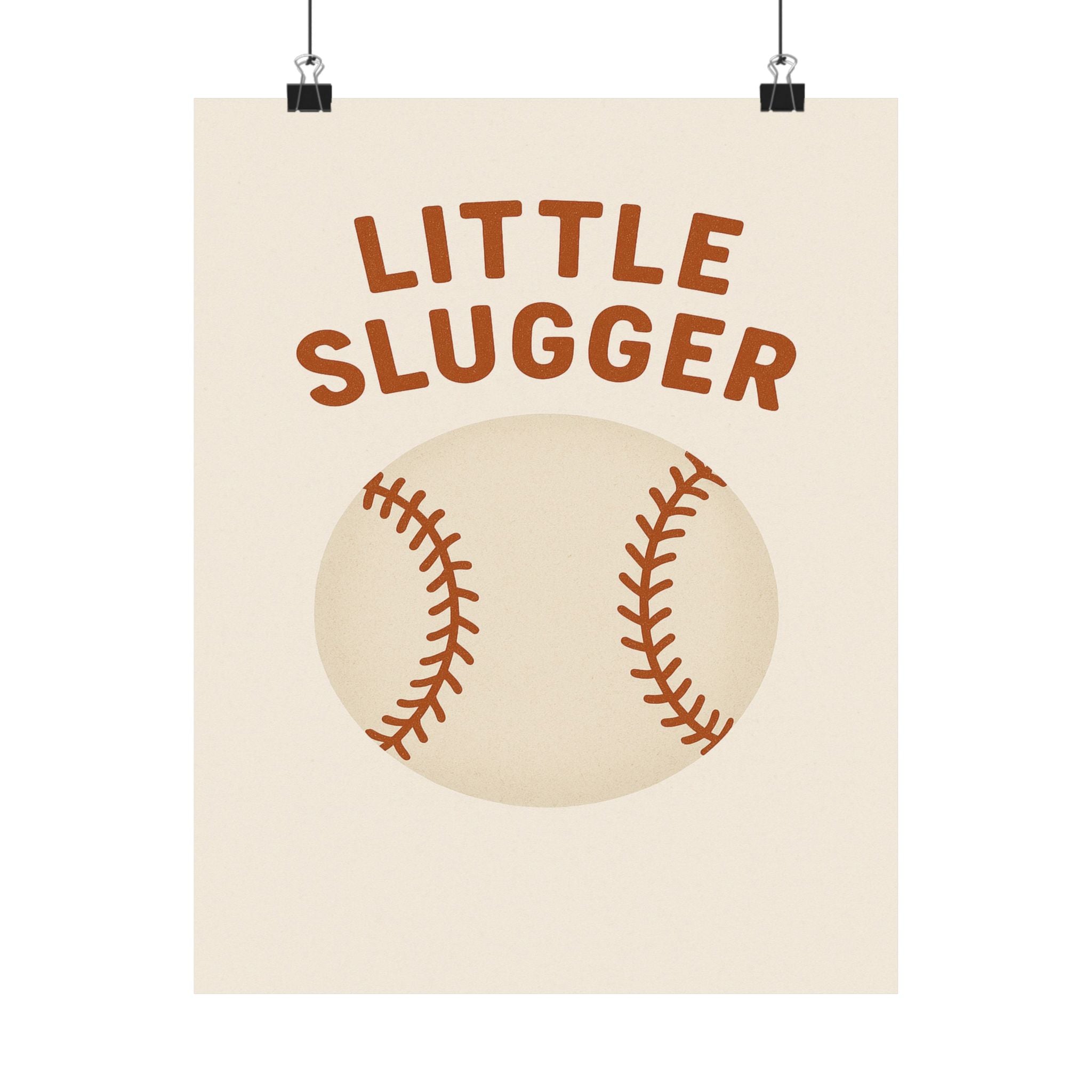 Children's Print - Little Slugger