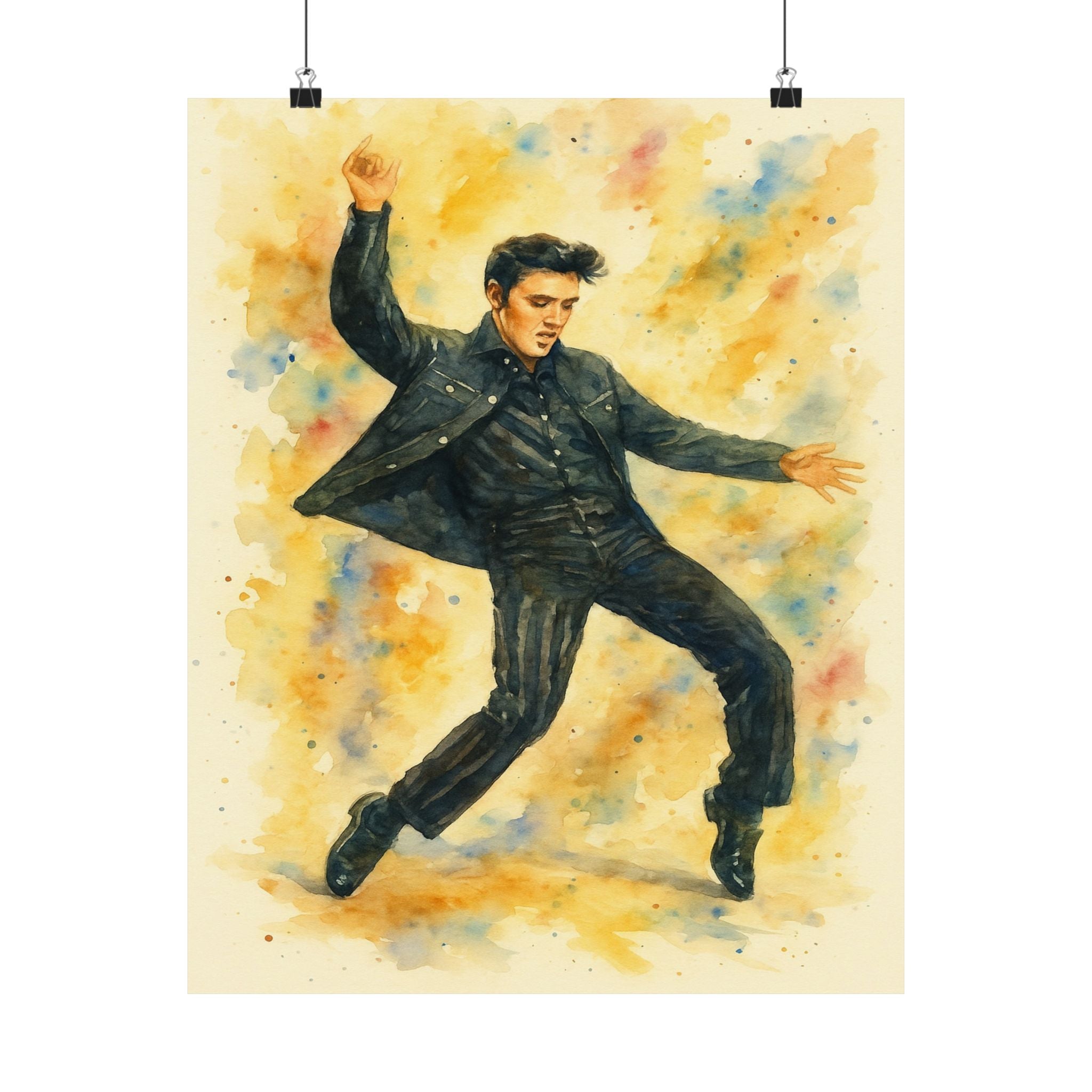 Famous Prints - Elvis Dancing