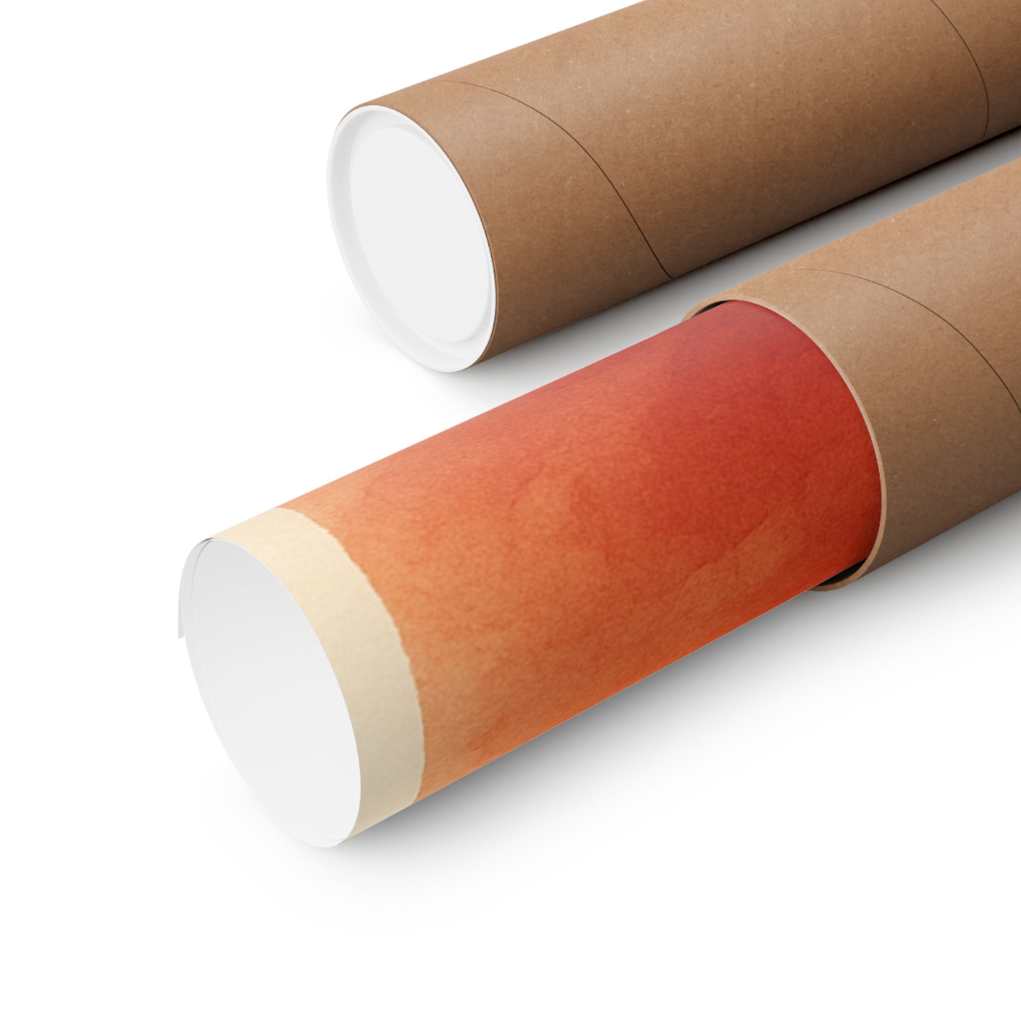 Abstract Print - Pink Watercolor 2