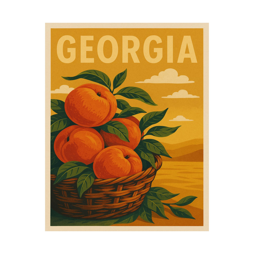 Cityscape Print - Georgia Peaches
