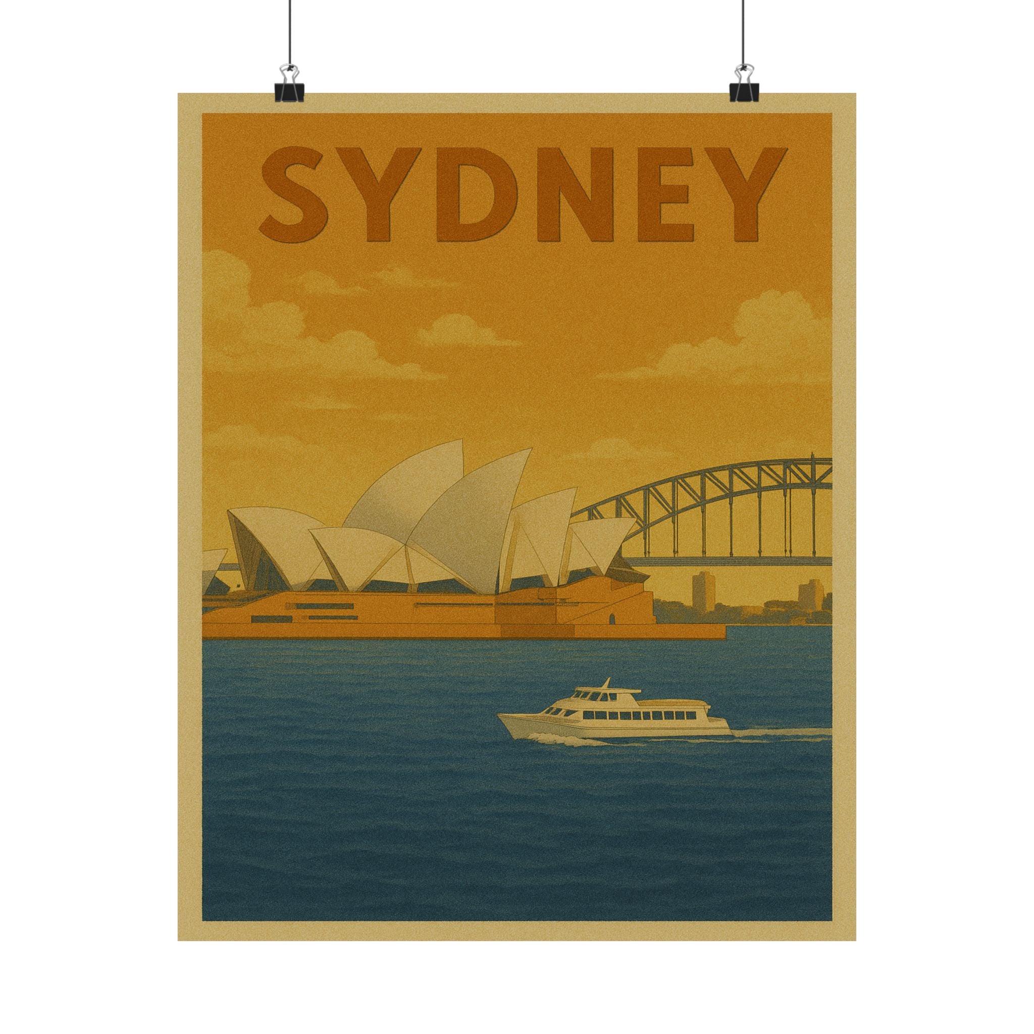 Cityscape Print - Sydney Australia