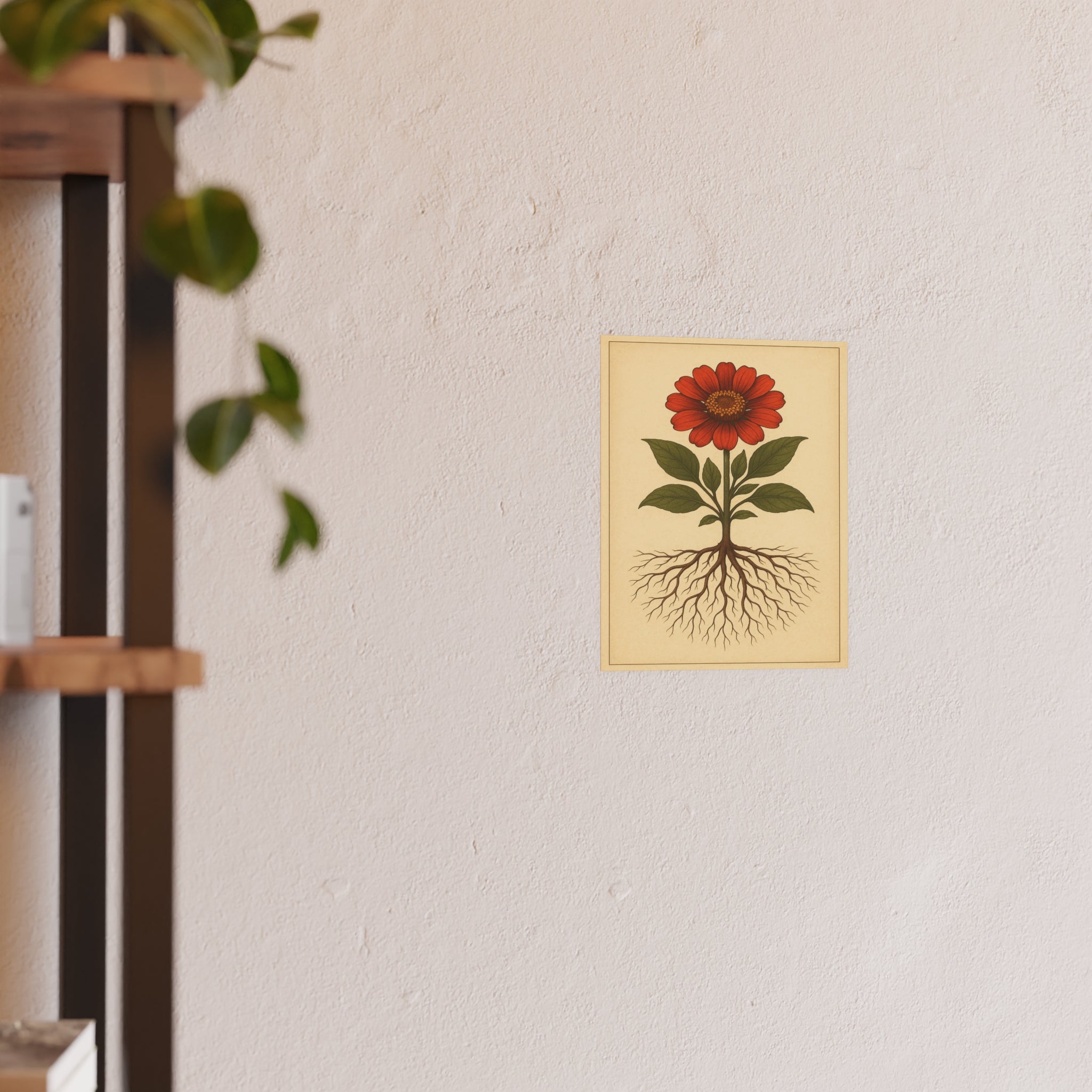 Nature Print - Rooted Flower