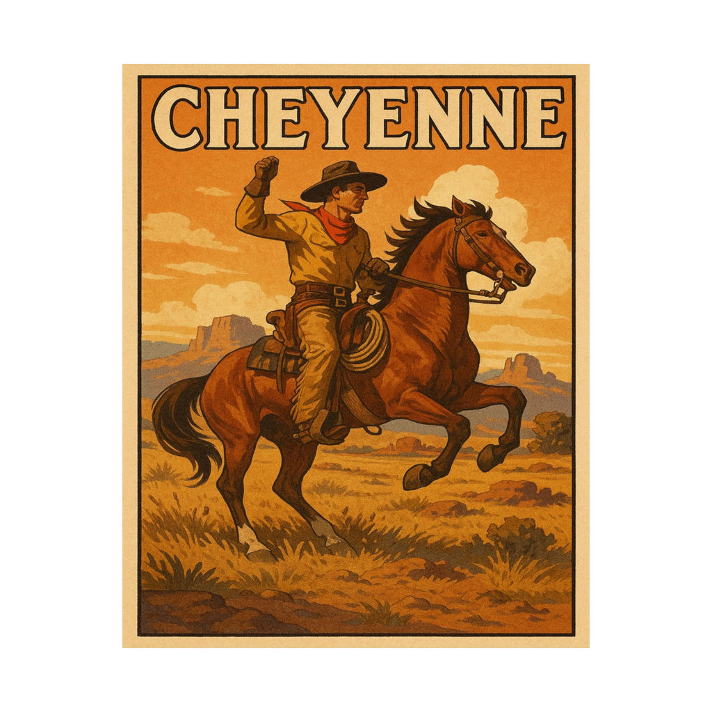 Cityscape Print - Cheyenne