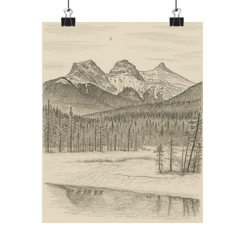 Nature Print - Three Sisters Sketch