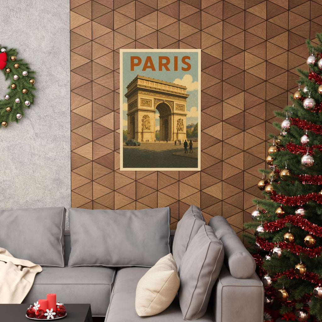 Cityscape Print - Paris Arc De Triumph