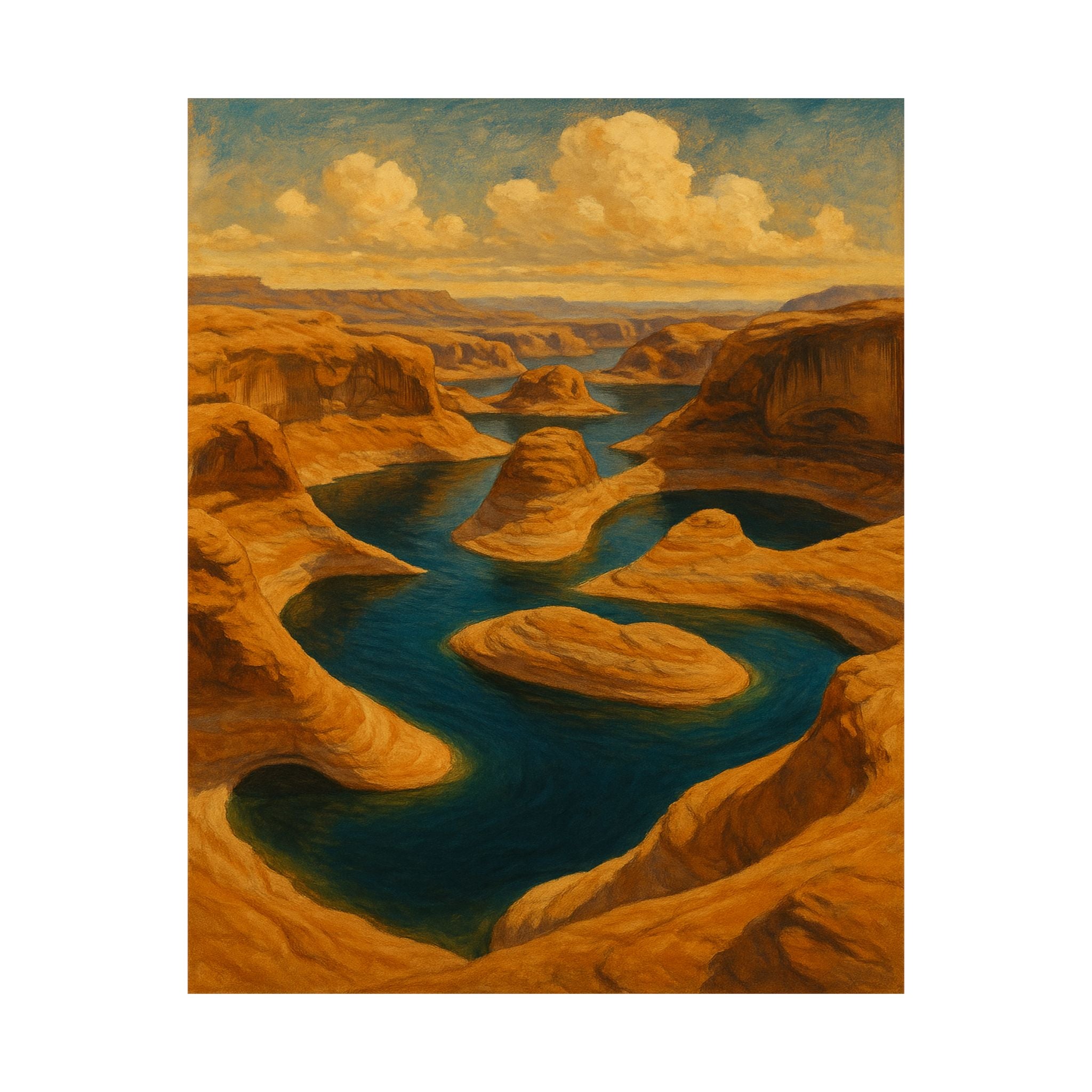Nature Print - Reflection Canyon