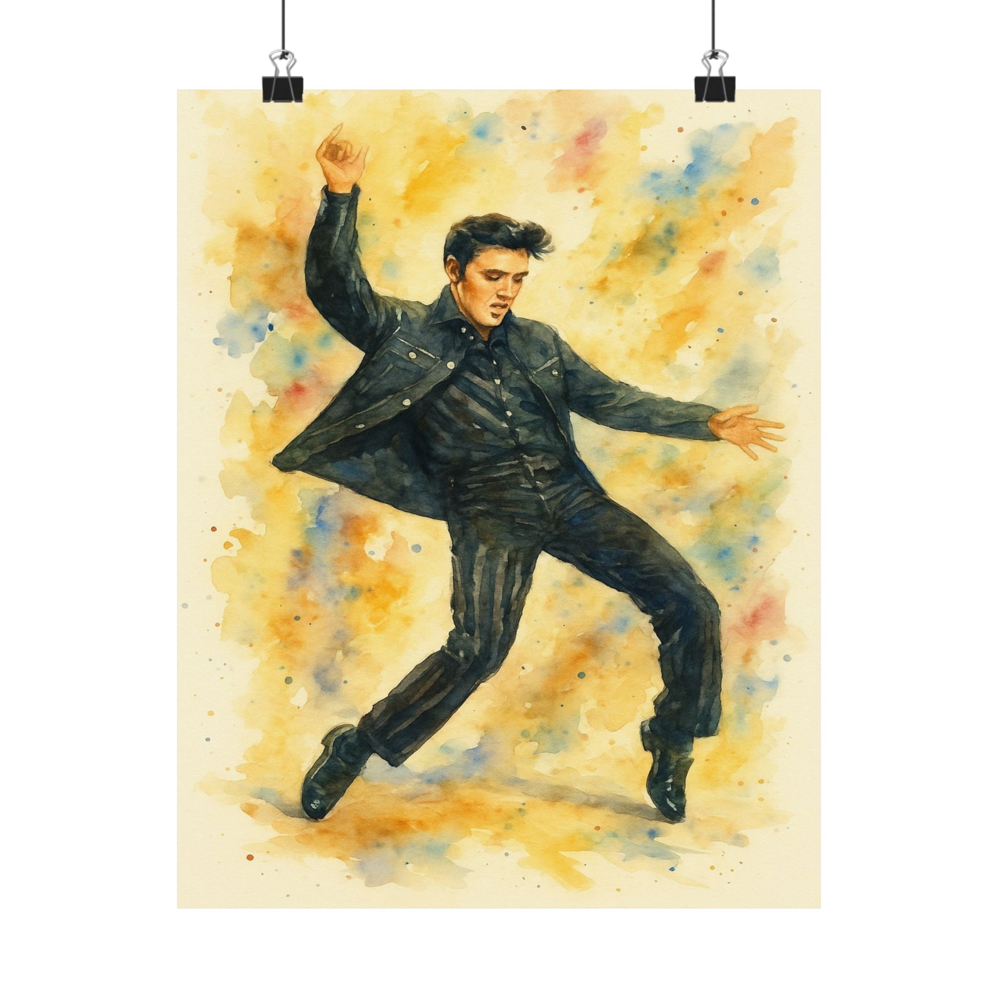 Famous Prints - Elvis Dancing