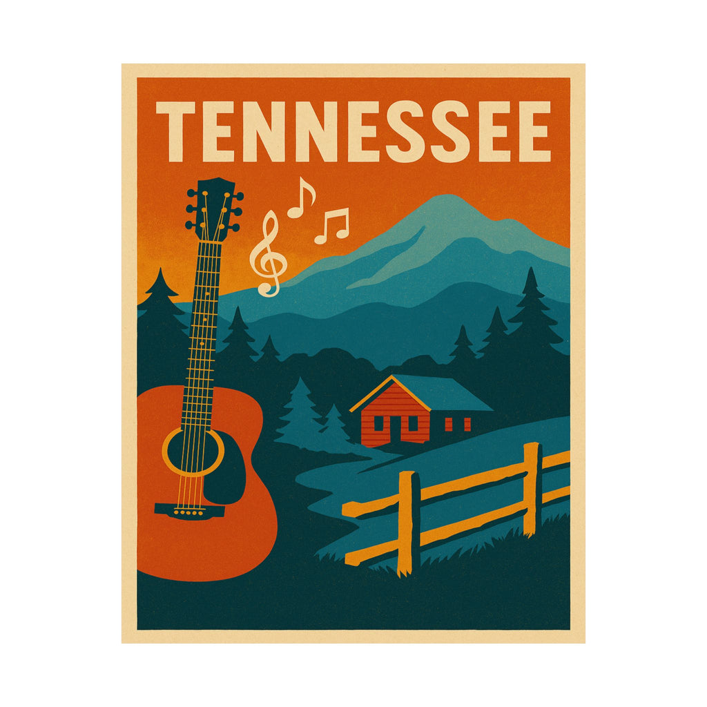 Cityscape Print - Tennessee